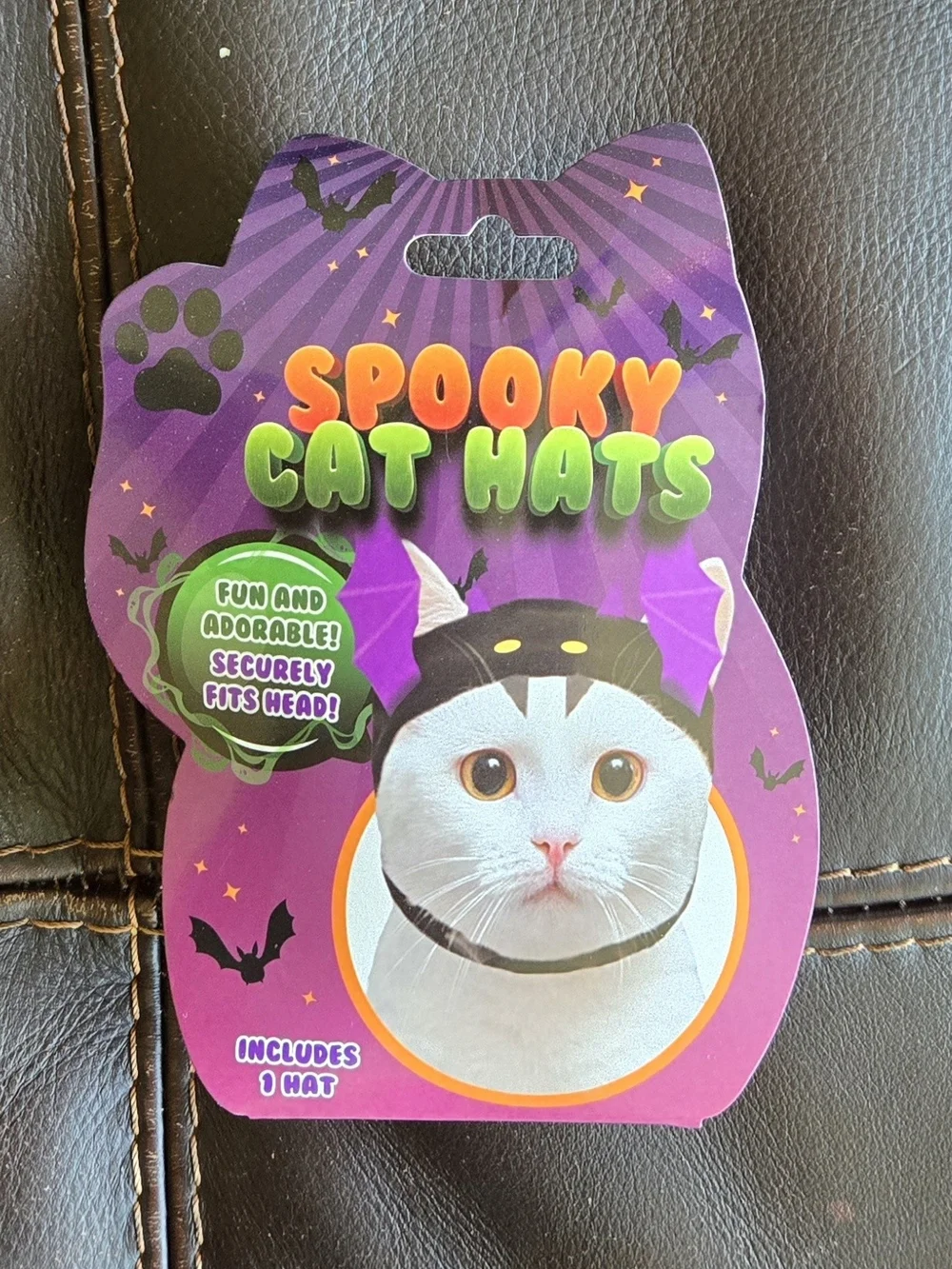 - Assorted Halloween Cat Hat (Purple Packaging)